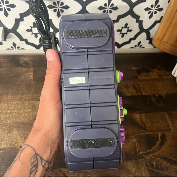 Nickelodeon 1995 Time Blaster Rise & Slime Alarm Clock Radio Tested VTG Works - Picture 3 of 3